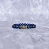 Blue Tiger's Eye Bead Bracelet Hamsa Hand Beaded Bracelets for Men Handmade Stretchable Bracelets Fashion Bracelets Healing Bracelets