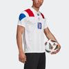 Adidas Football Training Casual Sports Short Sleeve T-Shirt Men Tops White FK3571