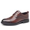 Men's Spring Business Brogue Leather Shoes - Genuine Leather Hollow Sandals
