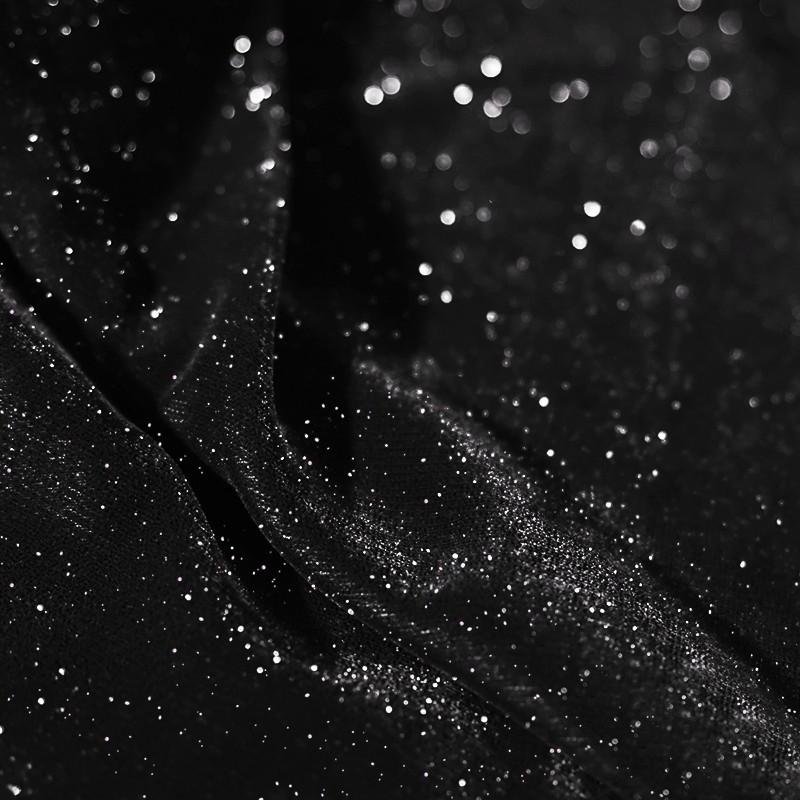 Velvet Fabric Glitter Starry Design Soft Smooth Non-Elastic Shiny Material DIY Sewing Wedding Dresses Banquet Gowns Cheongsam