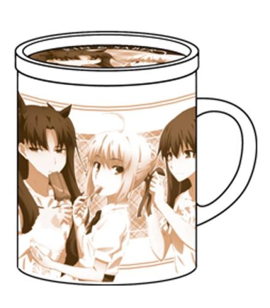 Кружка с крышкой Героиня Fate/stay night