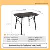 OEING Outdoor Foldable Aluminum Alloy Adjustable Camping Table