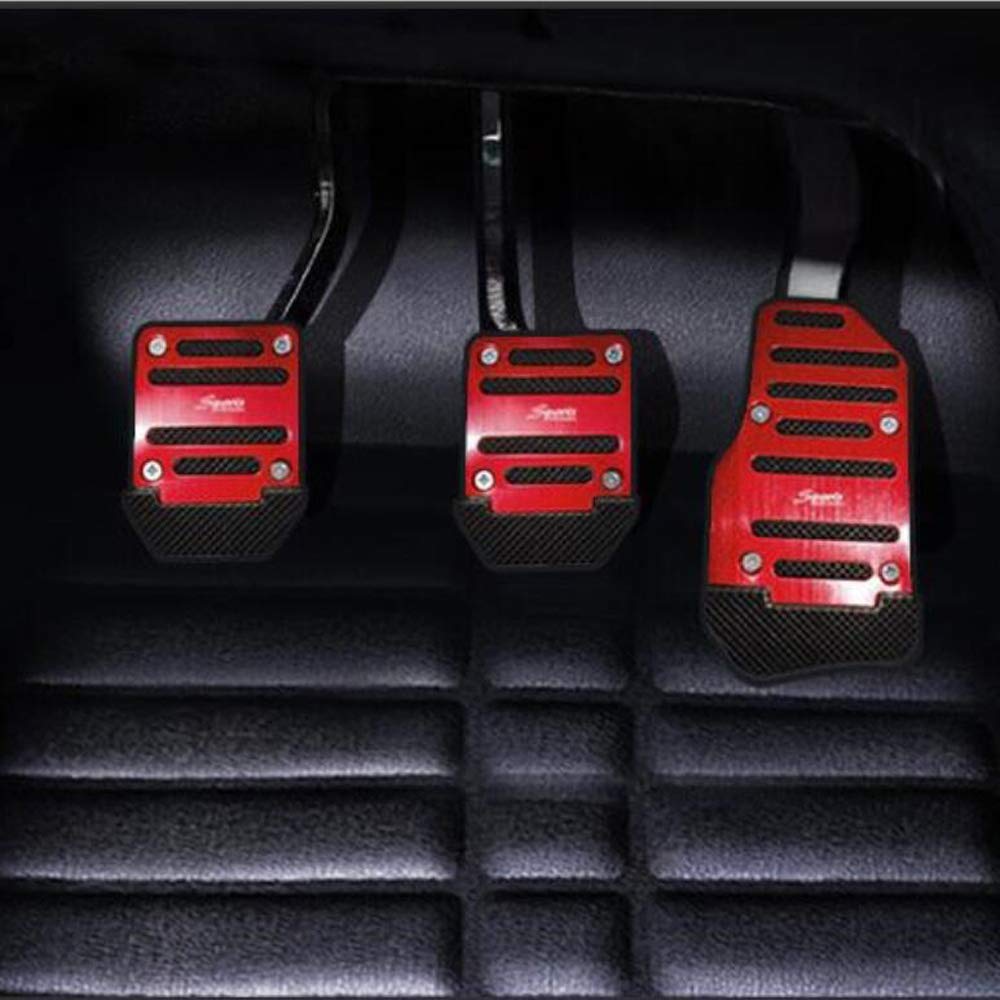 Liuzhuo Pedal Cover, Car, Manual, Aluminum, Transmission, Anti-Slip, Foot Brake Pedals, Pedal Cover, For