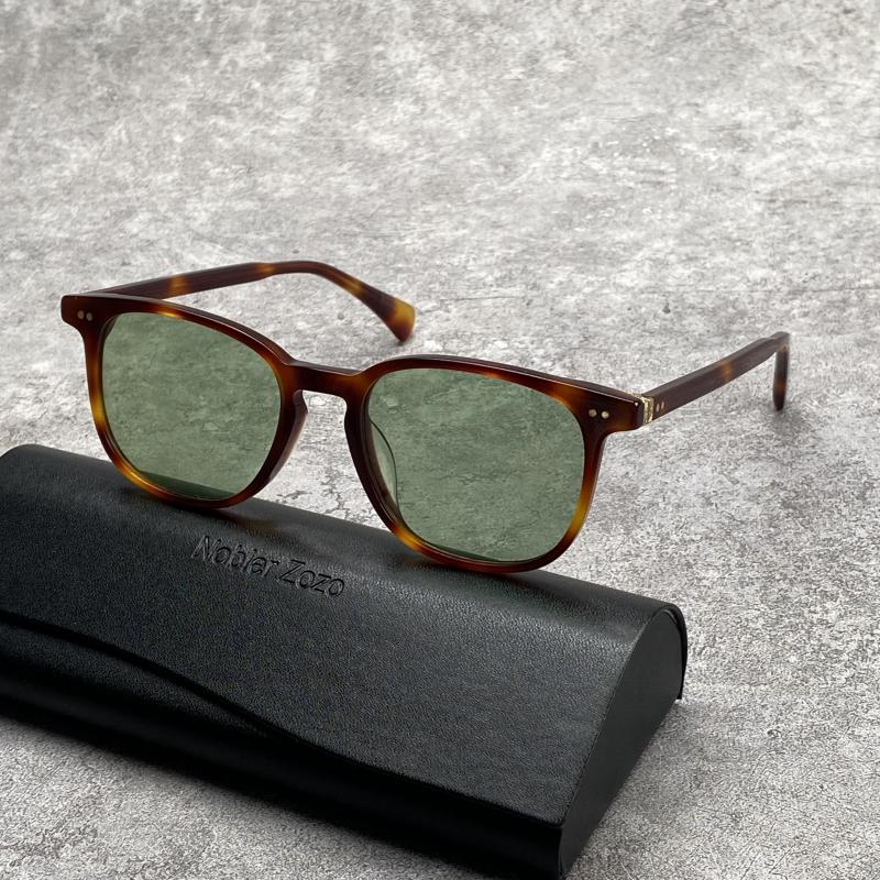 High quality retro square sunglasses for men and women High Street acetic Acid frame UV protection uv400 colored lens glasses