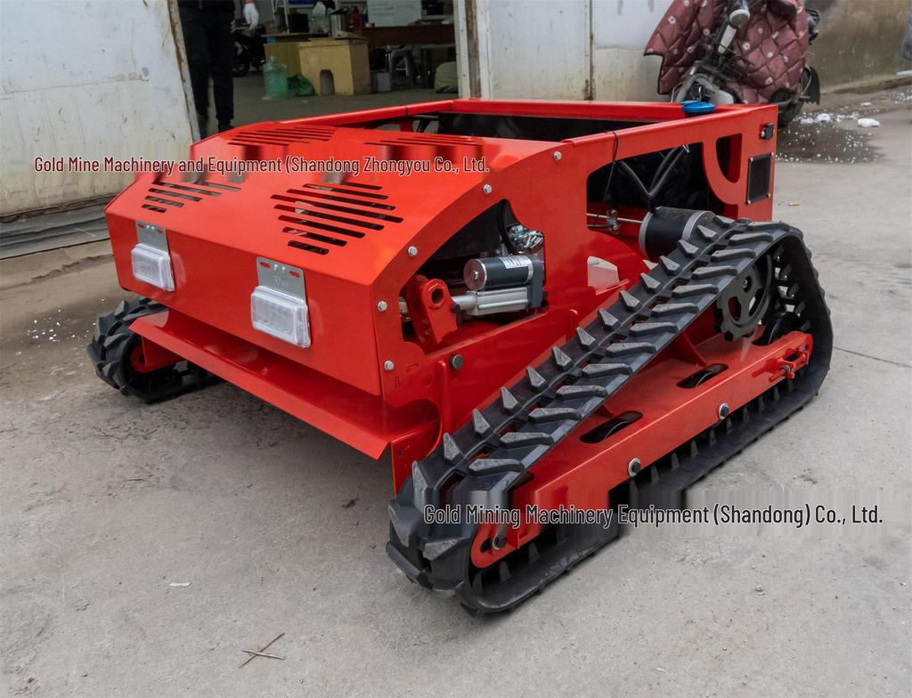 Smart Gasoline Remote Control Tracked Lawn Mower