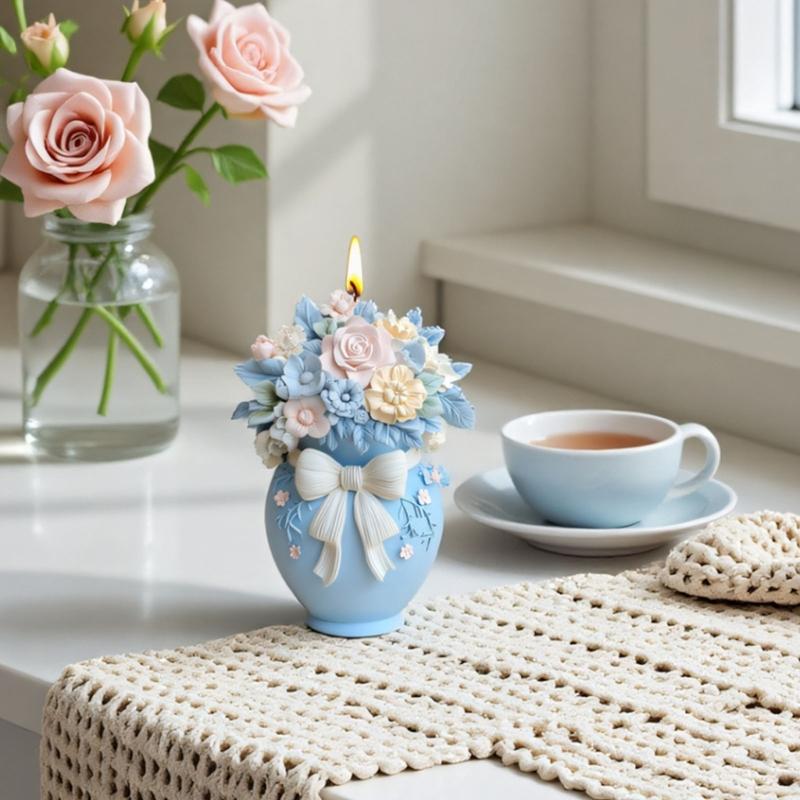 Moldes de Silicone de Buquê de Flores para Fabricação de Resina Epóxi Vela Sabão Resistente ao Calor Fácil de Desmoldar Molde de Silicone Floral