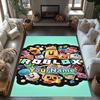 Roblox 54 Customized Name Area Rug Design for Study Room Foyer Outdoor Dormitory Anti-slip Rug Decorate Offices Best for Christmas