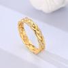 Latest In Rings Genuine Copper Simple Yellow Bow Ring Bands Fashion Luxury For Women Party Anniversary Wedding Present Choice