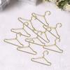 10 Pcs Dress Outfit Holder Dollhouse Furniture Bedroom Decor Doll Clothes Hangers for