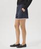 Aheule Vore Seersucker Stripe Lace Shorts_Navy