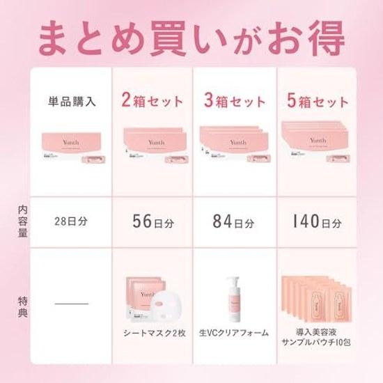 Yunth Yuns Live VC Introduction Beauty Serum 28-day Supply + Whitening Lotion 120mL (Serum/Lotion/Cosmetics/Skin Care/Pores/Cosmetics/Beauty/Face