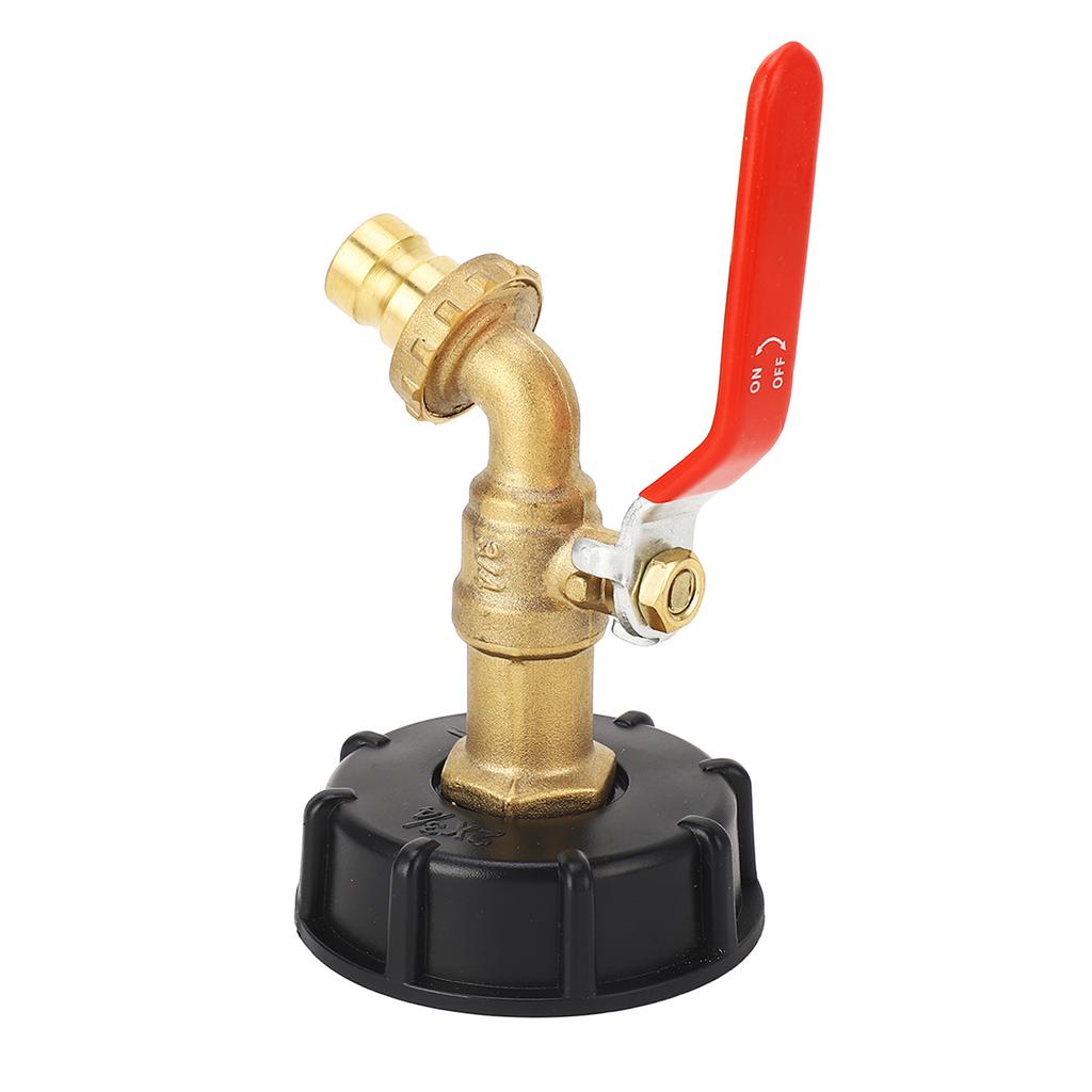 IBC-Behälteradapter 3 4 Zoll Messing-Behälteranschluss Grobgewinde 275-330 Gallonen Wassertank Gartenschlauchventilanschluss