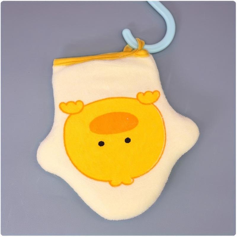 1pc Bath Care Product, Cartoon Ultra-Soft Bath Cloth, Bath Towel, Bath Sponge, Bath Scrub Glove жёлтый