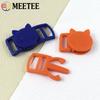 50/100/200Pcs Meetee 10mm Plastic Quick Side Release Buckle Adjustable Safety Clasp Cat Dog Collar Webbing Strap Hook Accessory