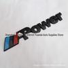 Customized M Car Logo Sticker for M3, M5, Mpower, and AMG Vehicles - Large Size