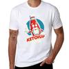 Lets Ketchup Soon Funny Ketchup Bottle Tshirt Christmas Casual Short Sleeve Top