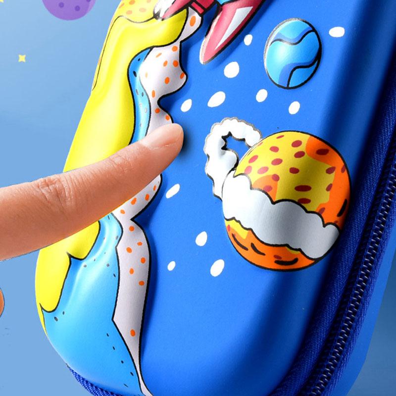 3D Cartoon EVA Pencil Case Unicorn 2 Layer Kawaii Waterproof Pen Box for Girls Student Colored School Supllies Cute Stationary Bag Gifts