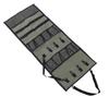Camping Hanging   600D Oxford Fabric Tent Shed Storage Bag, Hanging Hooks and Mesh  s for Outdoor Picnic Green,