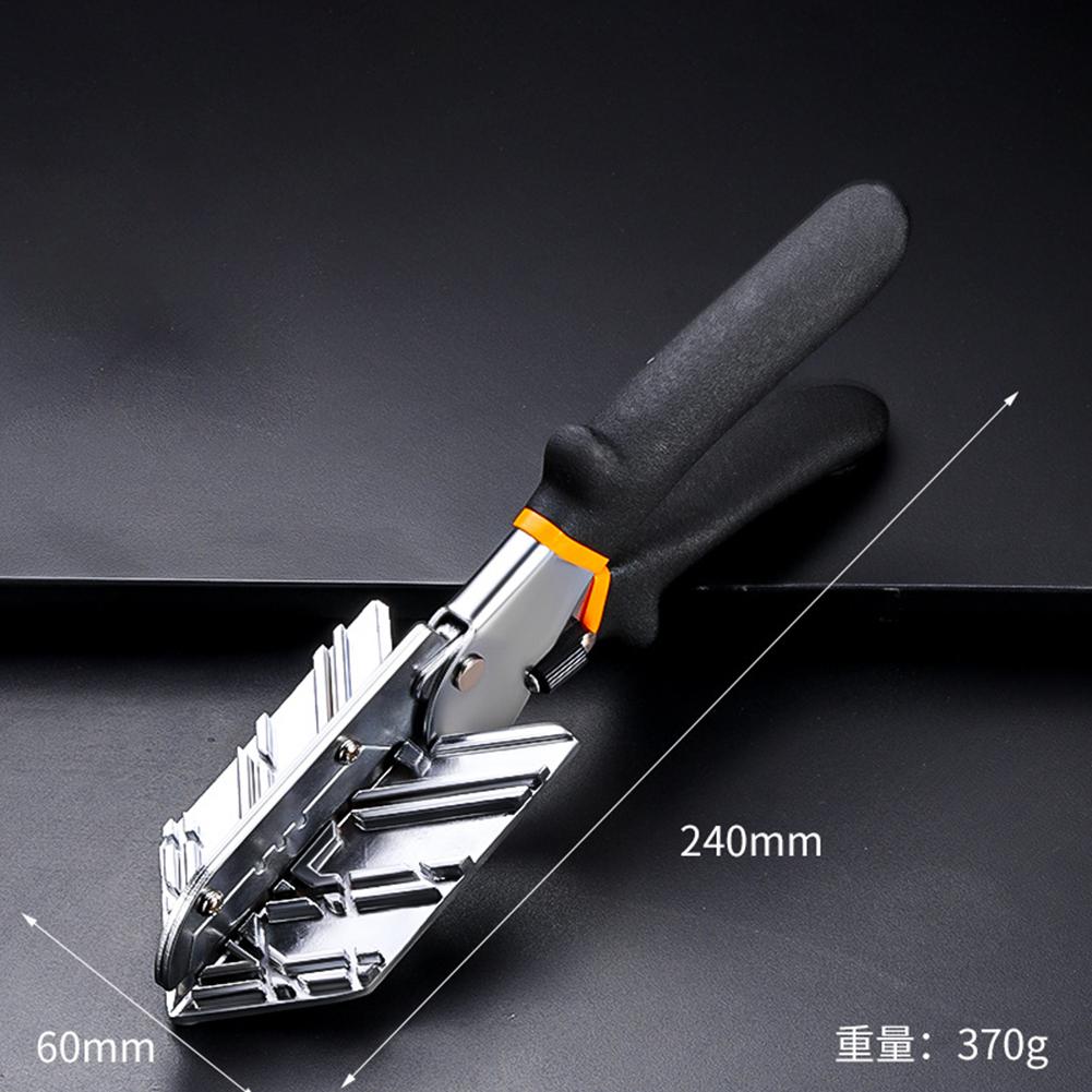 Wire Trough Cutter Angle Shears DIY Projects Black And Grey Comfortable Grip Angle Shears Cutter Comfortable Grip