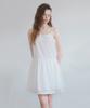 HANE Pleated Seersucker Layered Dress_Milk Foam