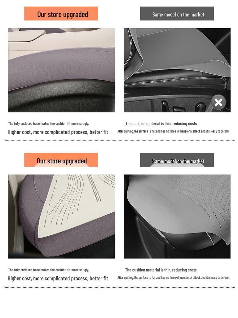 MG4 Perforated Suede Car Seat Cover - Breathable, All-Season Cushion for 26 Models