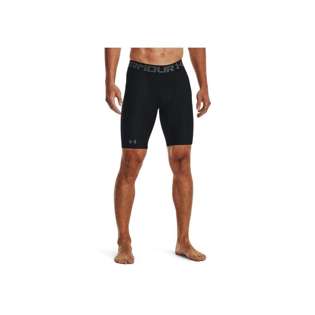 Under Armour HeatGear® Armour Letter Logo Print Compression Shorts Men shorts Black 1289568-001