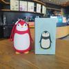Cute Penguin Thermal Mug With Carrying Rope For Couples And Commuters