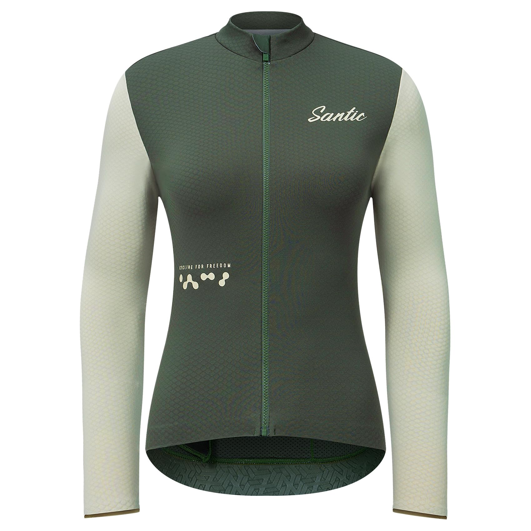 

Женская флисовая веломайка с длинным рукавом Santic, куртка-ветровка, осенне-зимняя веломайка для шоссейного велосипеда, ветрозащитная и теплая, зеленая, размер M