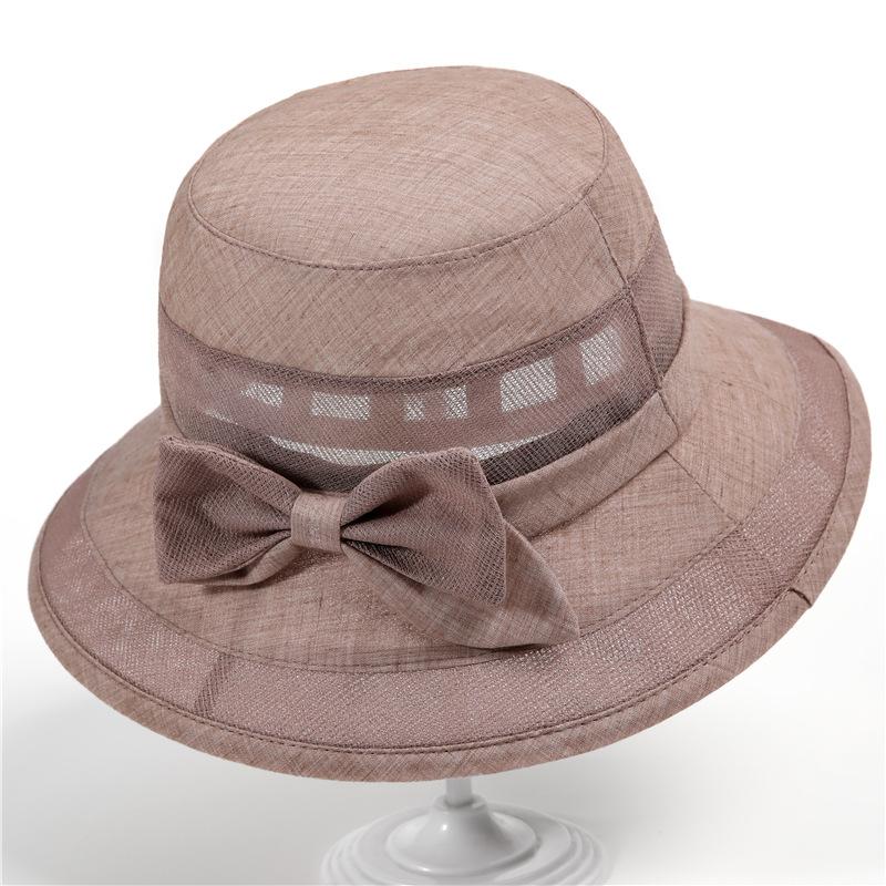 

Винтажная шляпа-ведро с цветочной вышивкой, простая повседневная тонкая шляпа-тазик, легкие солнцезащитные шляпы для женщин M（56-58cm）