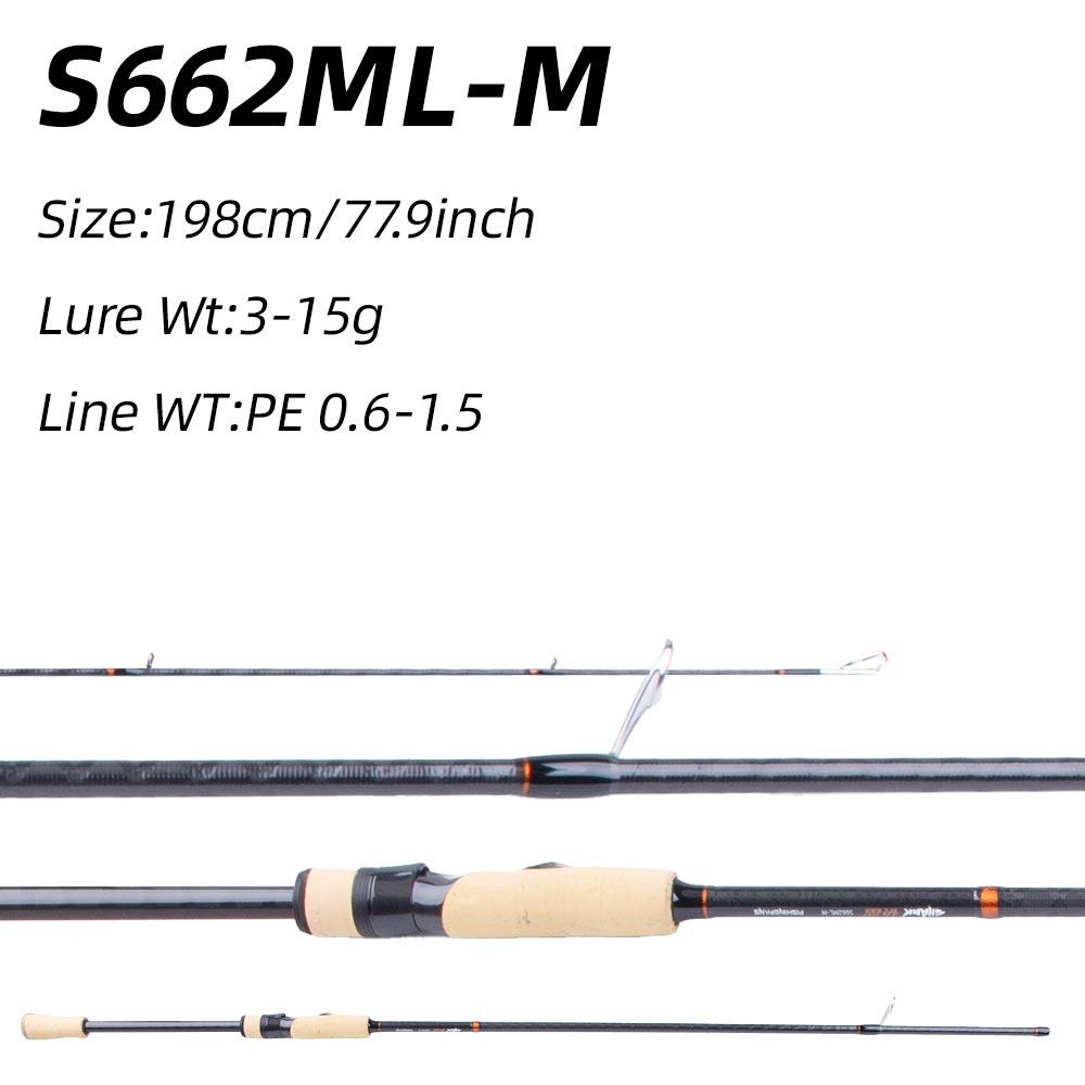 Portable Long-casting Lure Rod Super Fast Action Fishing Rod CORK HANDLE 4 AXIS TORAY CROSS CARBON SPINNING CASTING SEA BOAT BASS CRAPPIE FISHING ROD