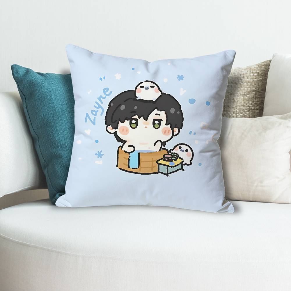 Cute LLove And DDeepspace Various Sizes Square Pillow Case For Car Home Bedchamber Decor Custom Valentine Gift