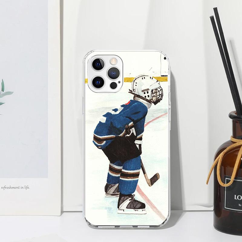 Ice Hockey Rink Sport Phone Case For Iphone 17 Air 16 15 Plus 16E 14 Pro Max 13 Mini 12 11 7 8 SE Fundas Soft Back Cover 17 Air