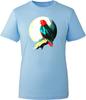 Cute Parrot Graphic Unisex T-Shirt, Novelty Cool Artwork Lover Gift Idea Tee Top