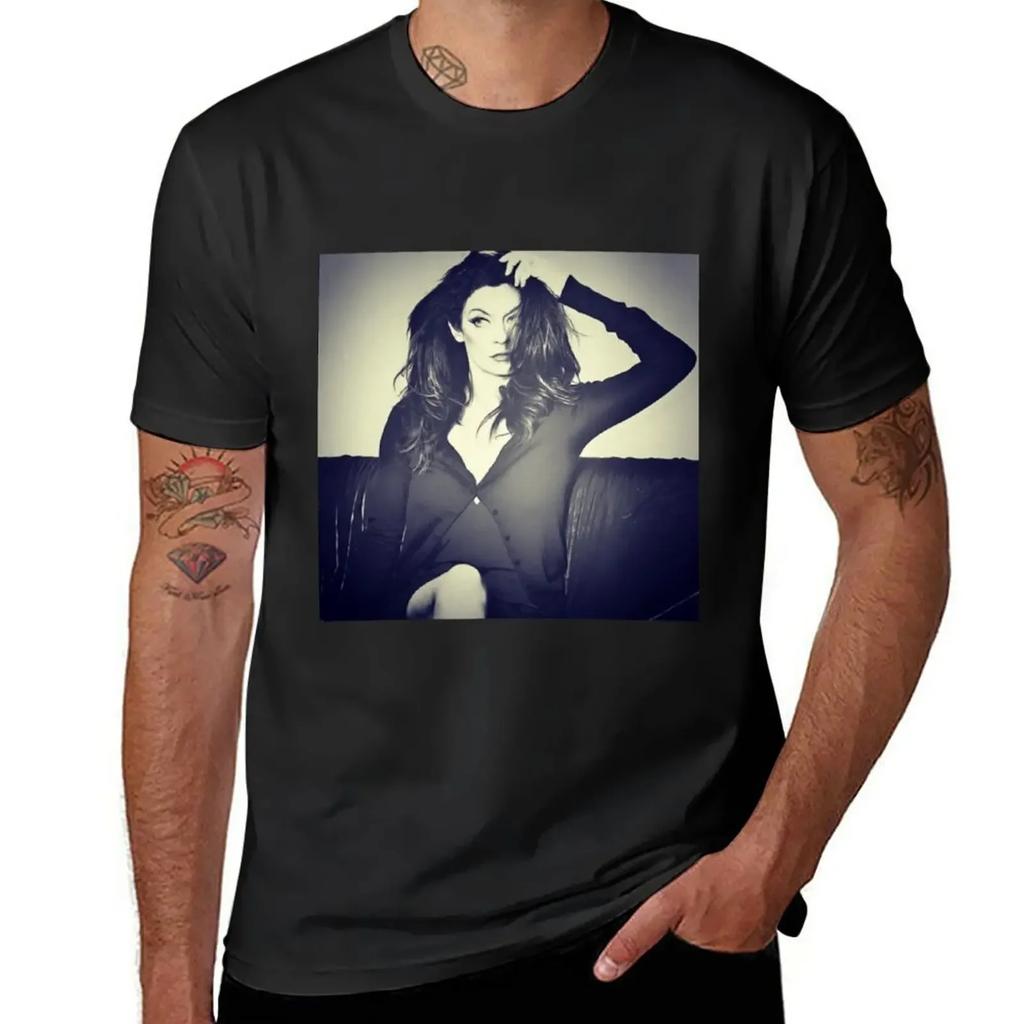 Funny Michelle Gomez Design T-Shirt Summer Clothes Customs Anime Clothes Mens Clothing