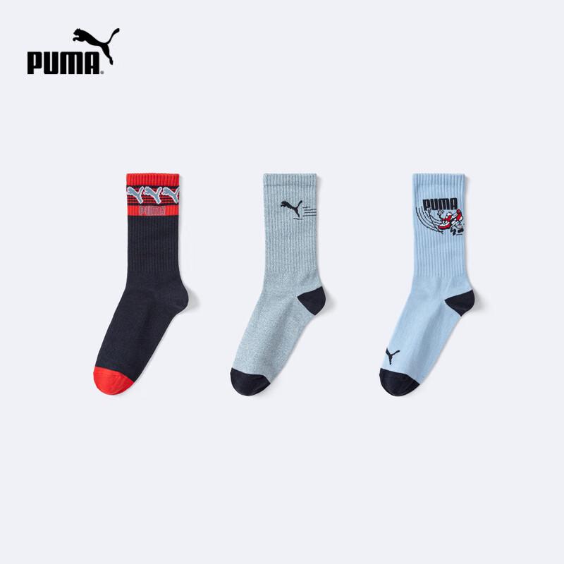 Puma Kids  Fashion Sports Socks 3-Pair Pack 27/30
