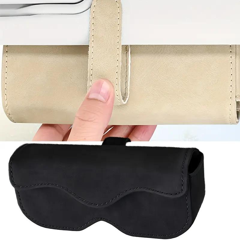 Car Glasses Box Portable Car Sunglasses Holder In The Car Driving Glasses Holder Eyeglass Case Sun Visor Car Lenses Holder