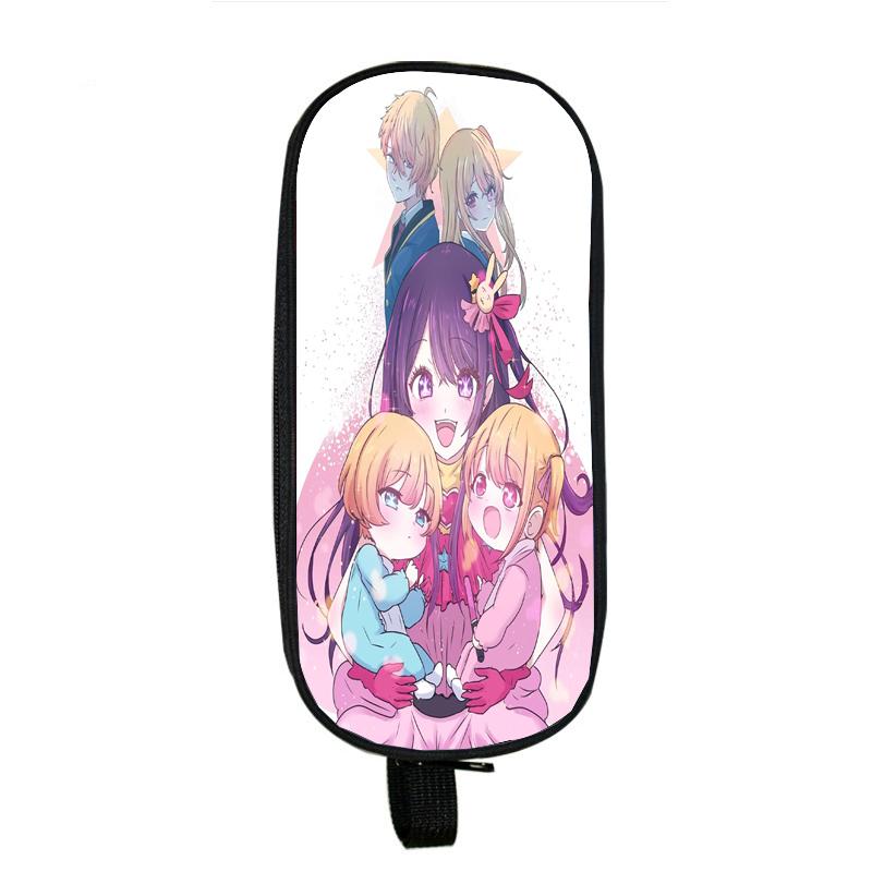 

Oshi No Ko Сумка-карандаш Ai Hoshino Школьные чехлы Sarina Akane Сумка-держатель для канцелярских принадлежностей Сумка-карандаш на молнии Студенческие школьные принадлежности 12