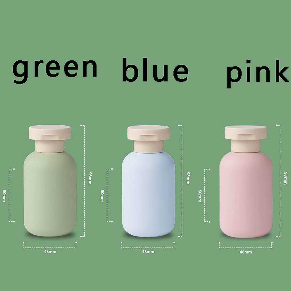 100ml flocking bottle, new shampoo, shower gel, travel supplies, portable sample travel distribution bottle 100ml