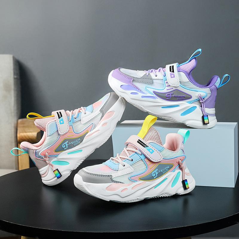 Boys' Sneakers2026Spring and Autumn new children's shoes, breathable kids' sneakers, for older children and students, running shoes, summer style