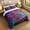 Dinosaur Theme Personalized 3Pcs Bedding Set Custom Text & Name 1 Sheet 2 Pillowcases Household Bedding 1pc