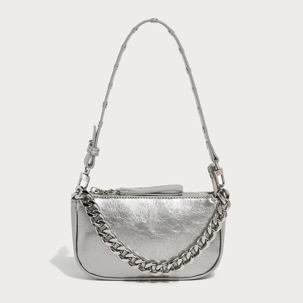 Women's small bags 2024 summer new style, high-end texture, niche underarm bags, this year's popular fashion shoulder and crossbody bags
