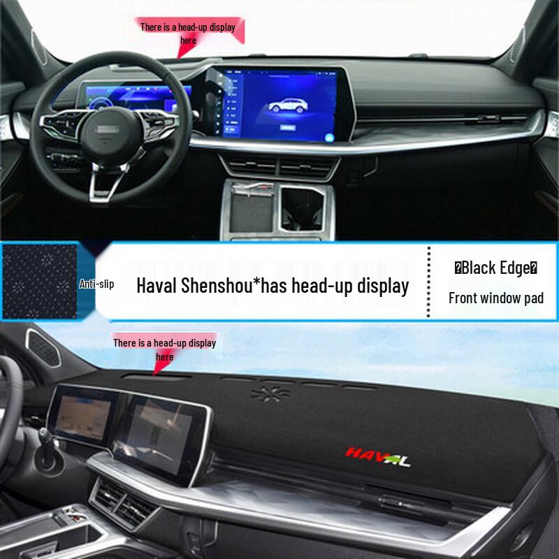 Haval Shenshou Dashboard Anti-glare Sunshade Pad (22-25) - Heat Insulating Console Cover