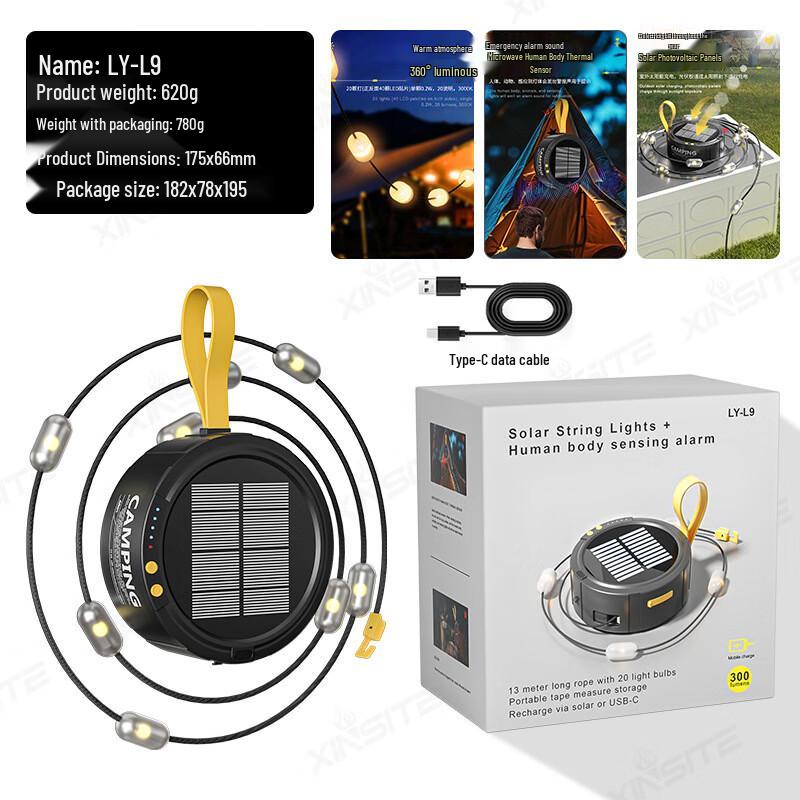 Солнечная уличная гирлянда NuFeng 13 м