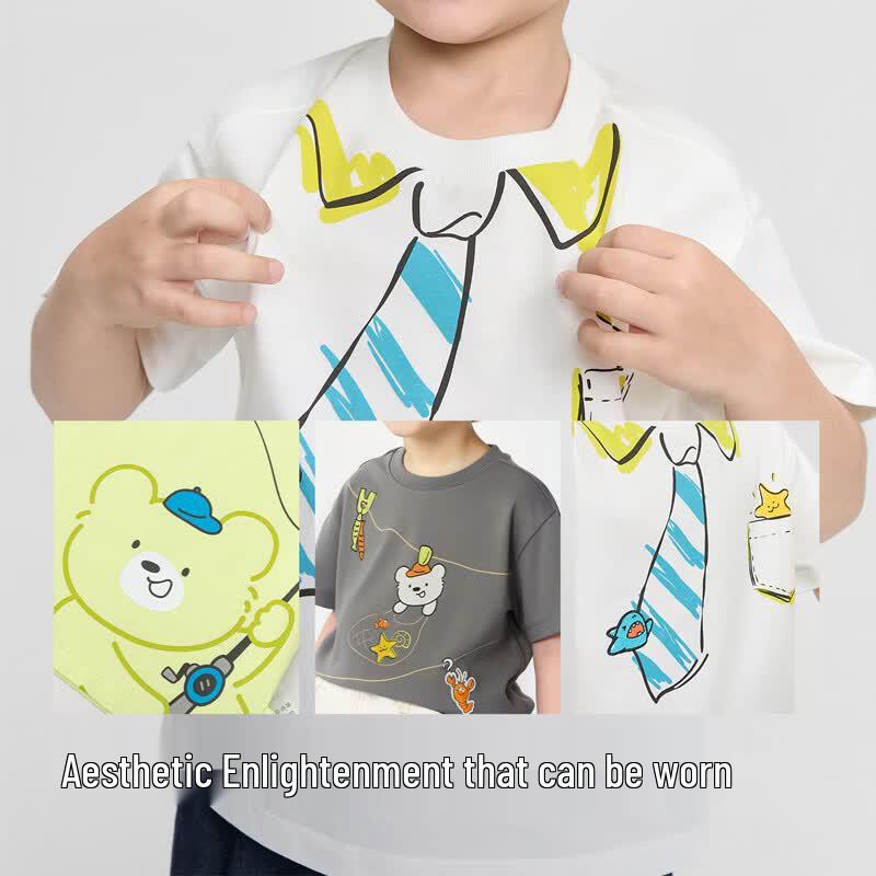 Balabala Kids' Graphic Short Sleeve T-Shirt