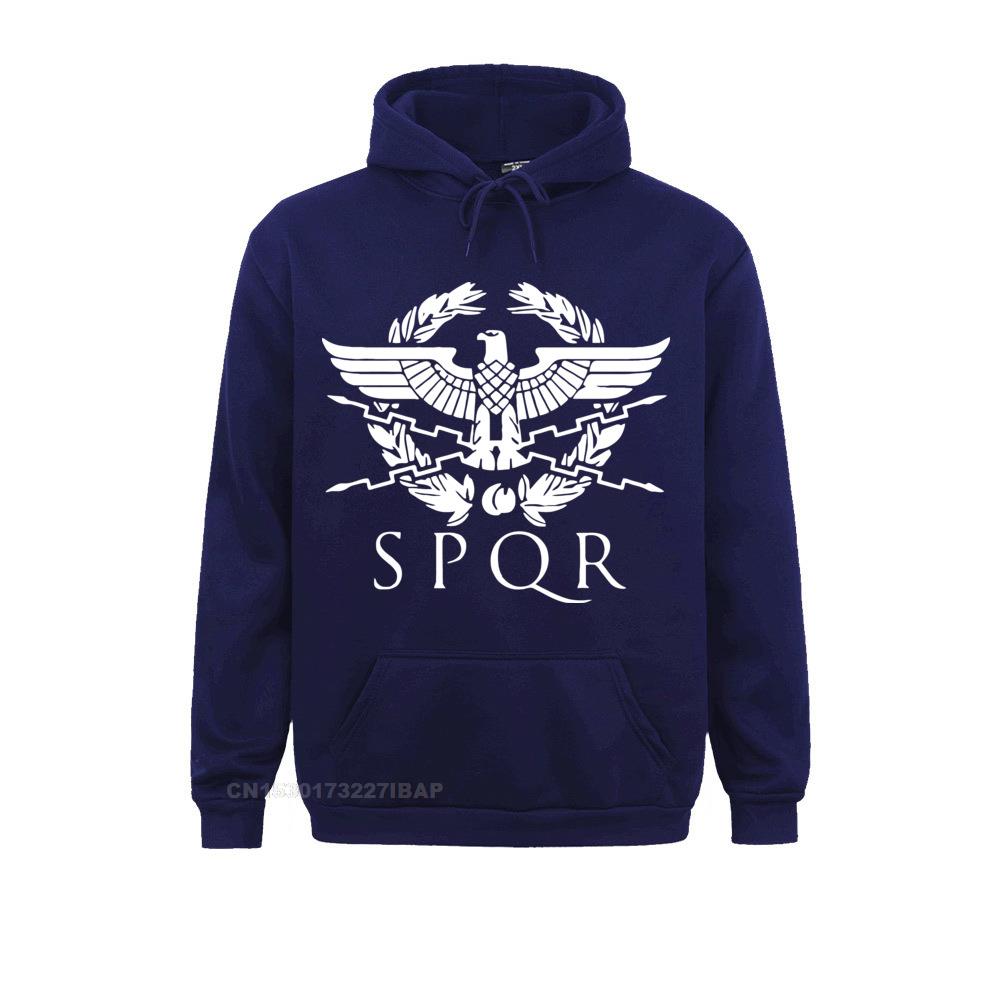 Herren Hoodie SPQR Römischer Gladiator Kaiserlicher Goldener Adler Sportbekleidung Herren Harajuku Swea Harajuku Hoodies Lässige Oberteile JackeSwea