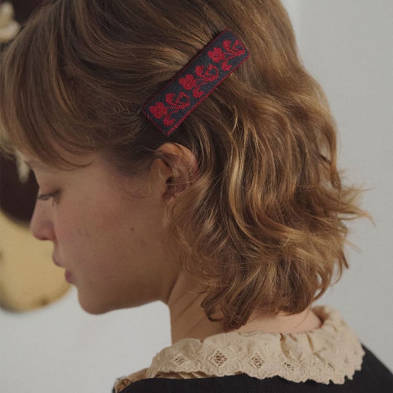 JAMMER Cross-stitch hair pin [4types]