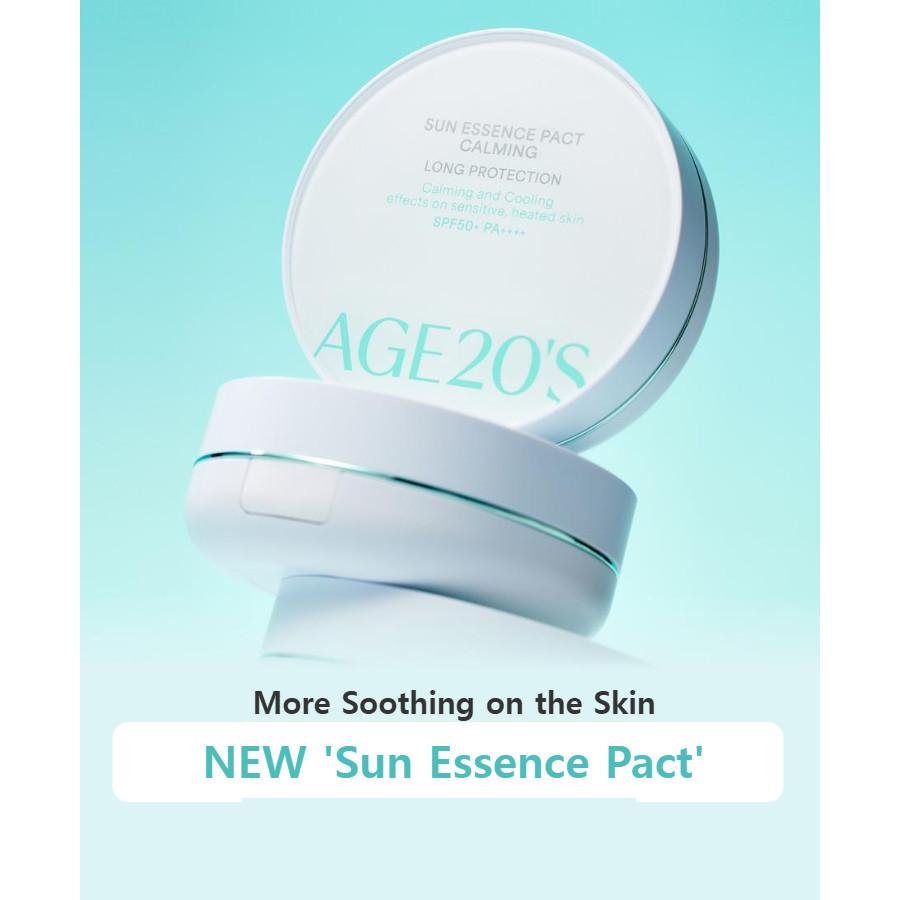 AGE20S Calming Mineral Sun Essence Pact + Refill Set