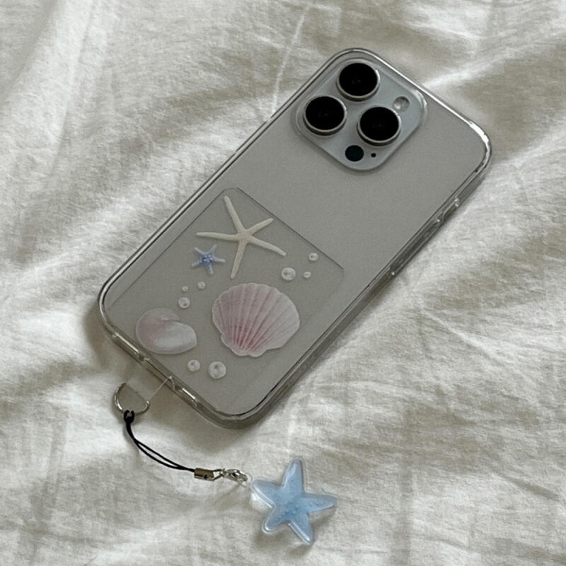 blue starfish phone strap