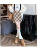 Korean Style Retro Plaid High-Waist Wool A-Line Skirt for Women - 2024 Autumn/Winter Collection