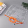 Waterproof Storage Bag PVC File Bag Portable Pen Bag  School Office